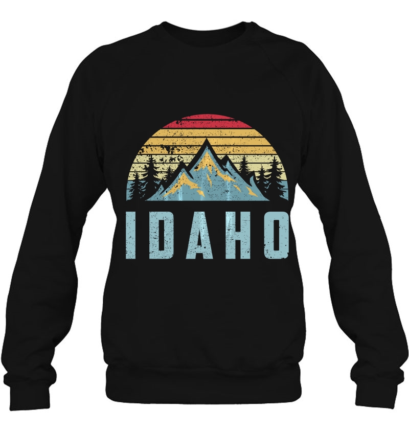 Idaho Retro Vintage Mountains Hiking Nature Mugs