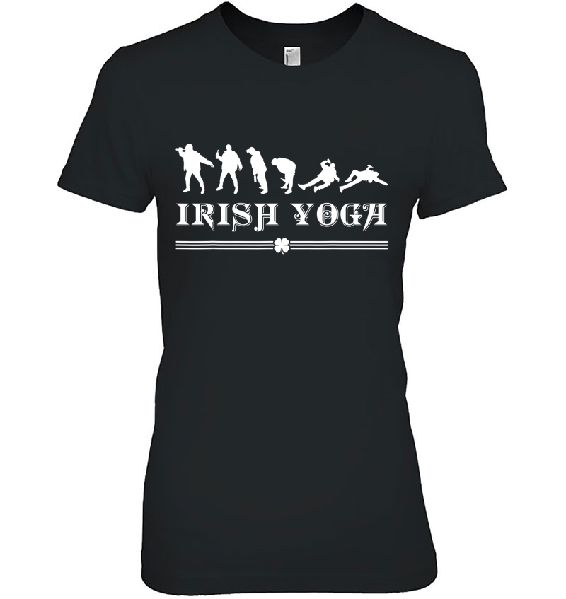 Irish Yoga St Patrick's Day Drinking Team Gift For Drunk Men Hoodie