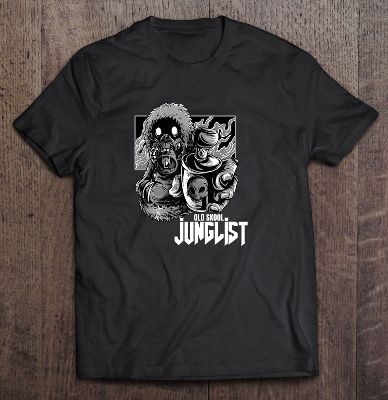 Junglist Spray Can Edm Drum And Bass Raver Shirt