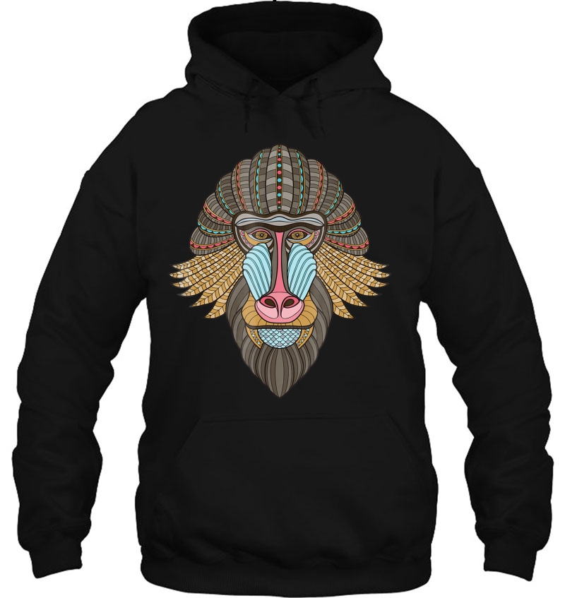 Mandrill Baboon Hoodie