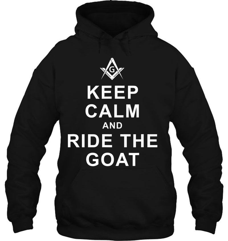 Masonic Shirt Keep Calm And Ride The Goat Freemasonry Mugs