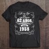 Mens 62Th Birthday Gift For Men In Spanish, Regalo Cumpleaños 62 Ver2 Tee