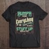 Mens Bumpa Knows Everything Funny Bumpa Fathers Day Gifts Tee