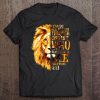 Mens Philippians 413 Christian Bible Verse Lion Head Men Husband Premium Tee