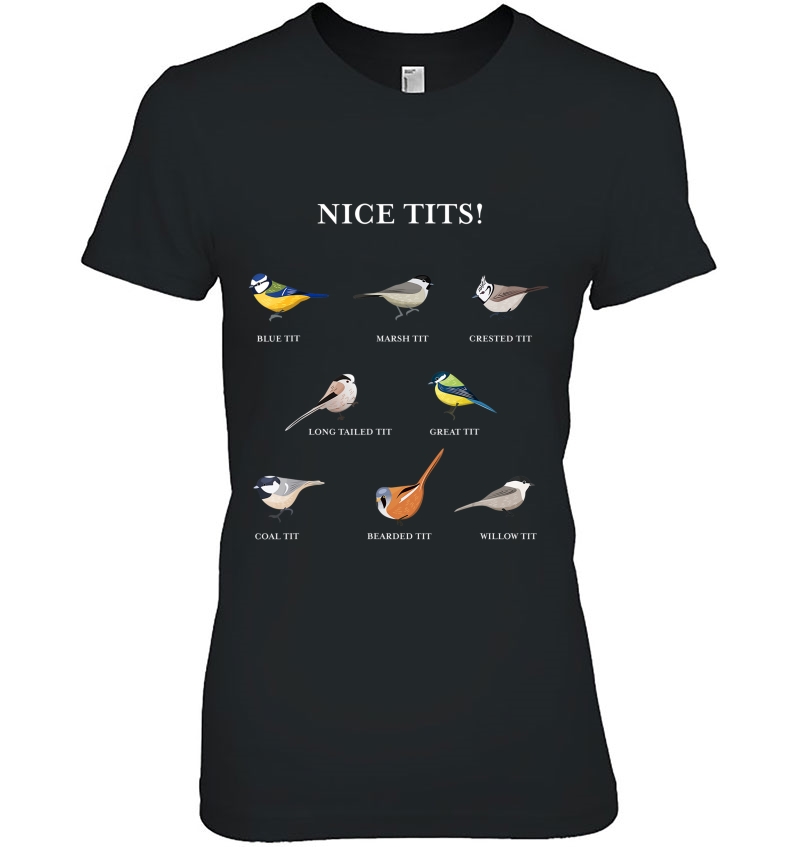 Nice Tits! - Funny Birdwatching Gift For Bird Enthusiast Hoodie