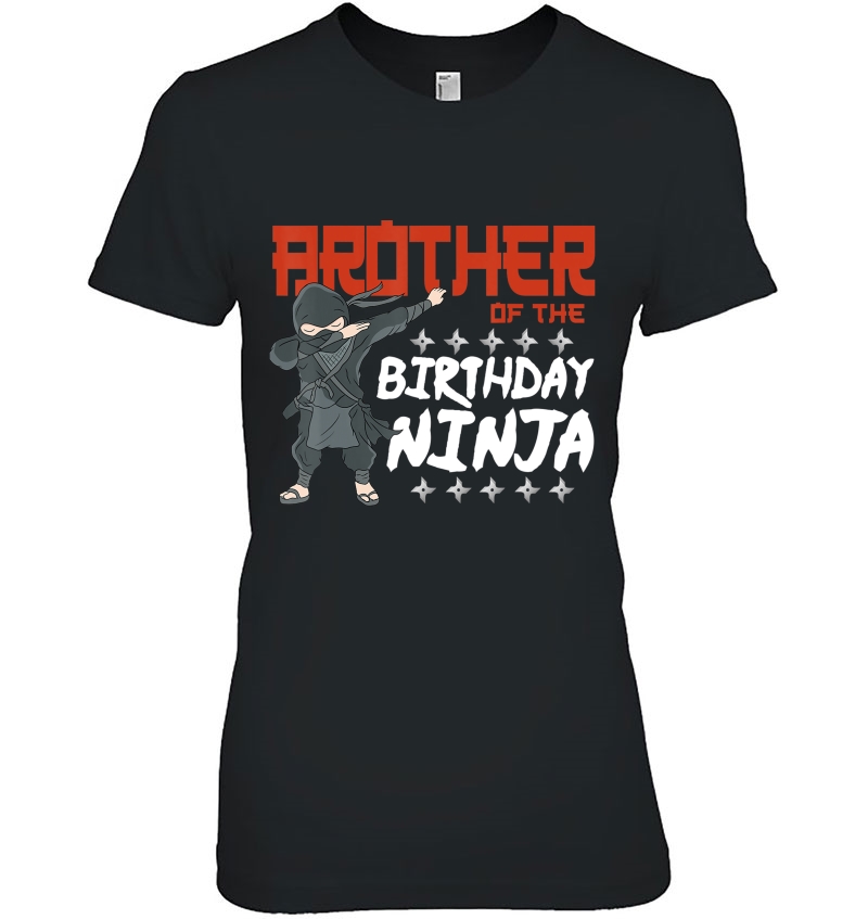 Ninja Brother Birthday Party Shirt - Ninja Theme Party Wear Hoodie