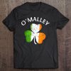 O'malley Shirt Irish Shamrock St Patricks Day Tee