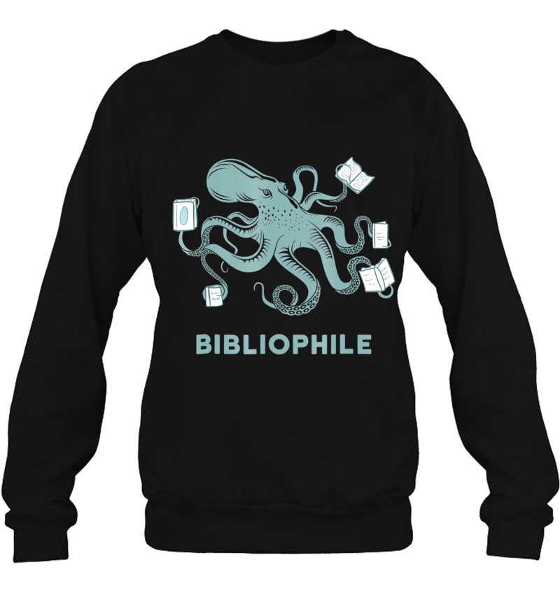 Octopus Bibliophile Shirt Librarian Gift Mugs