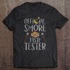 Official S'more Tester Campfire Camping Distressed Tee