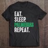 Palmeiras Funny Eat Sleep Repeat Soccer Brazil Tee