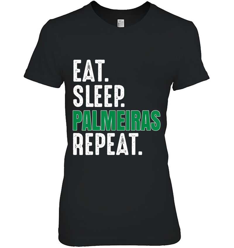 Palmeiras Funny Eat Sleep Repeat Soccer Brazil Hoodie