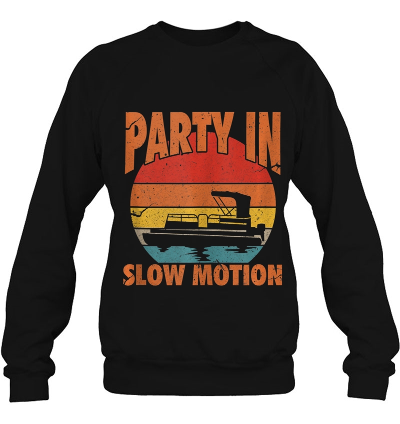 Party In Slow Motion Funny Pontoon Boat Mugs