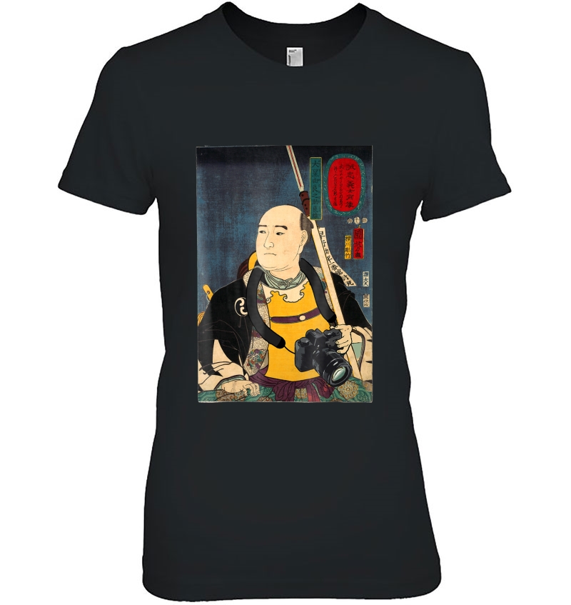 Photographer Funny Photographer Samurai Ladies Tee