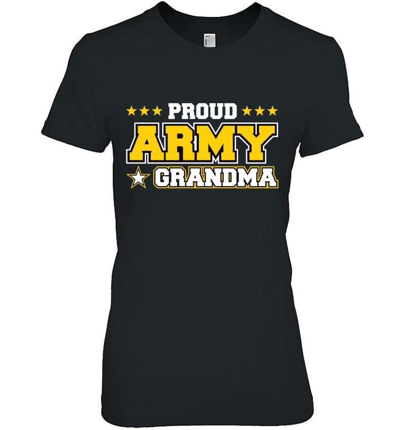 Proud Army Grandma Us Military Grandma Family Hoodie