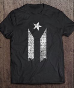 Puerto Rico Resiste Flag Gift With Taino Art Symbols Tee