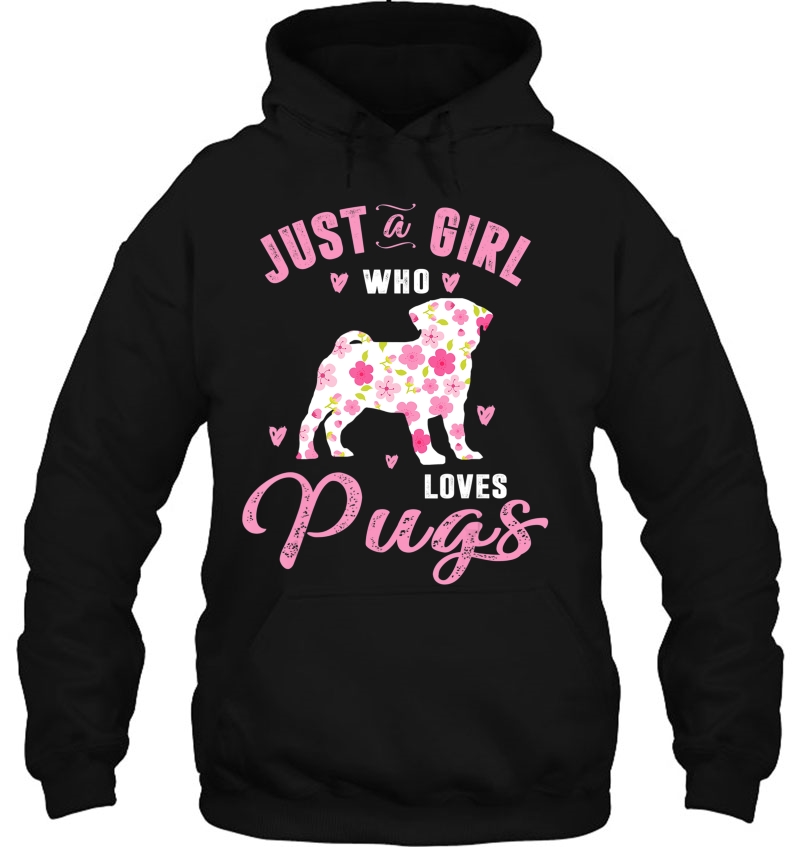 Pug Gifts For Girls Funny Just A Girl Who Loves Pugs Mugs