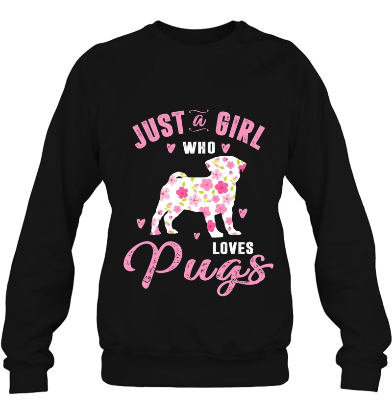 Pug Gifts For Girls Funny Just A Girl Who Loves Pugs Mugs