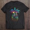 Rainbow Pineapple Shirt Vintage Retro 80'S Style Cute Gift Tee