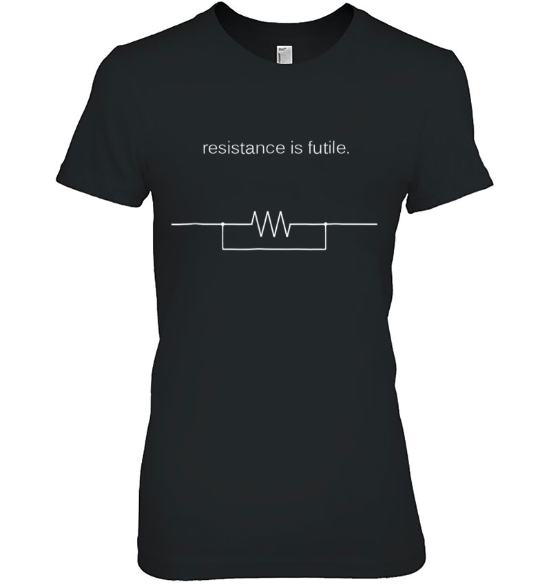 Resistance Is Futile Borg Geek Electronics Engineers Hoodie