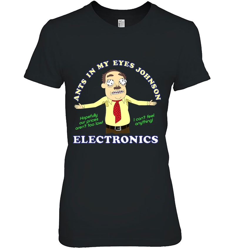 Rick And Morty Ants In My Eyes Johnson Electronics Hoodie