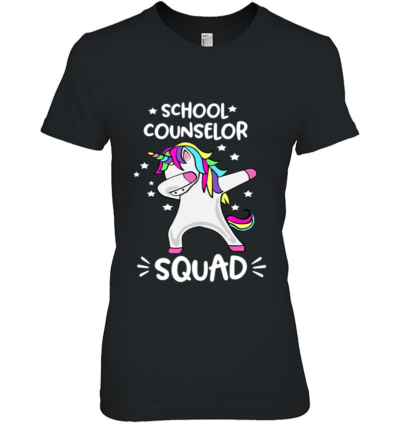 School Counselor Squad Dabbing Unicorn Counselor Hoodie