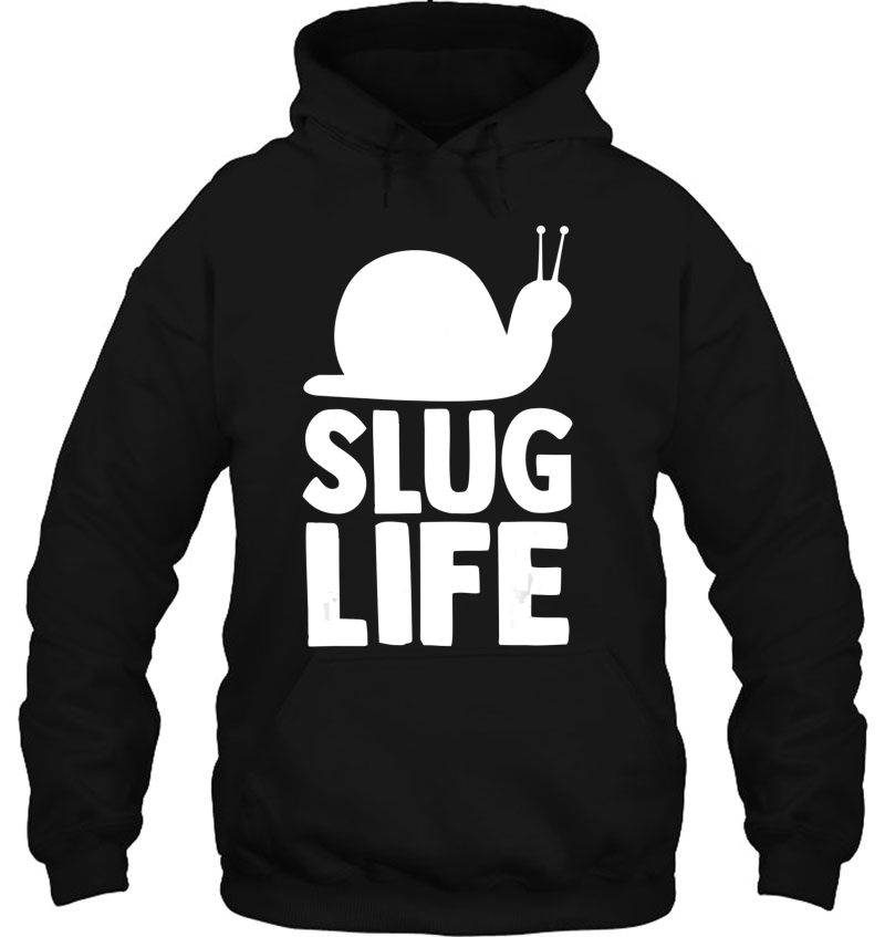 Slug Life Cute Sluggish Silhouette Hoodie