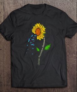 Suicide Prevention Awareness Sunflower Tee