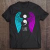 Suicide Prevention - Semi Colon Angel Choose Life Tee