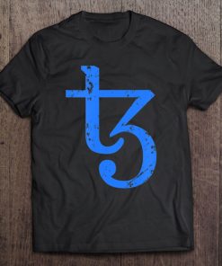 Tezos Xtz Cryptocurrency Crypto Blockchain Distressed Tee