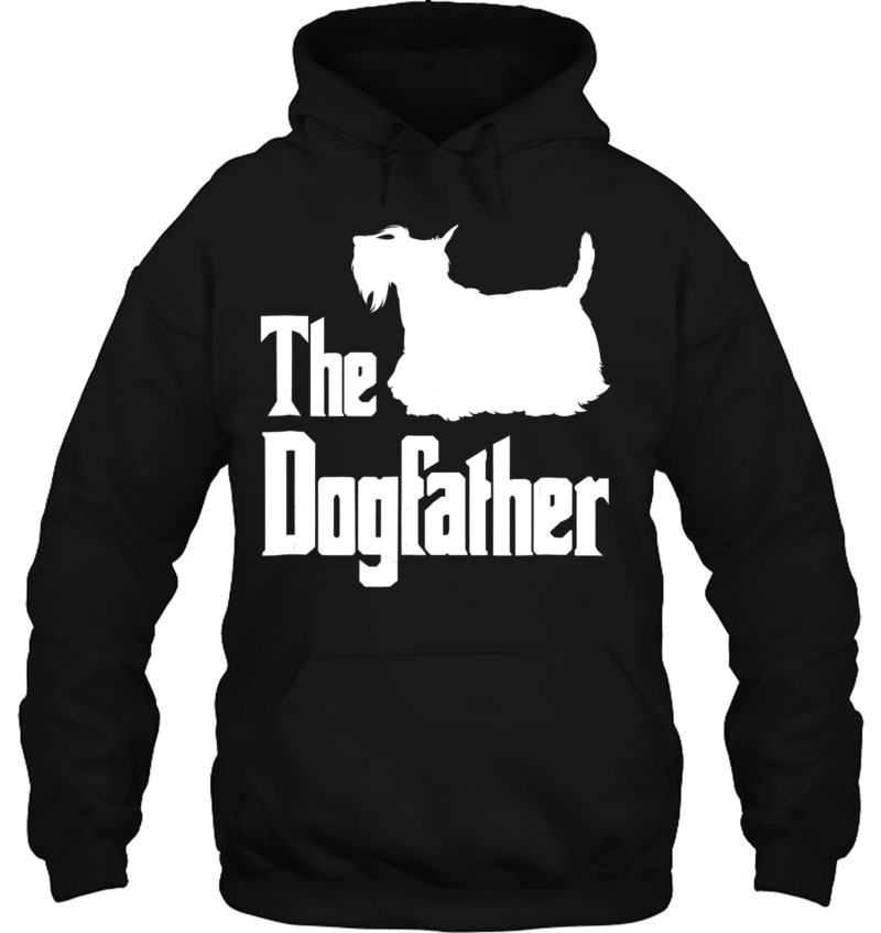 The Dogfather , Scottish Terrier Silhouette, Dog Gift Mugs