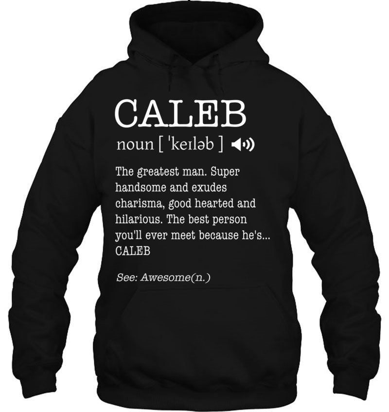 The Name Is Caleb Funny Gift Adult Definition Men's Mugs