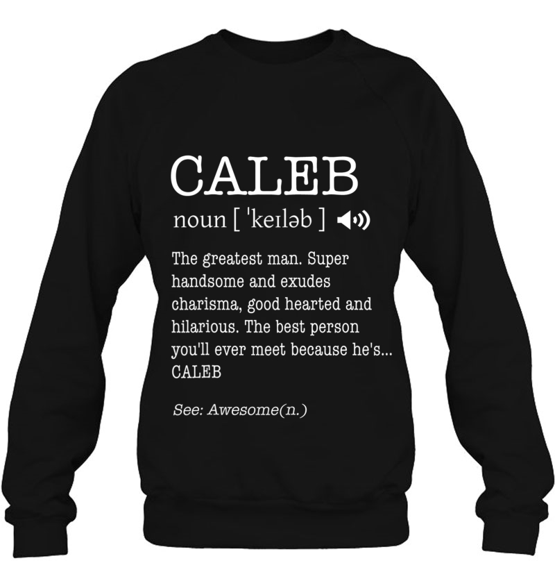 The Name Is Caleb Funny Gift Adult Definition Men's Mugs