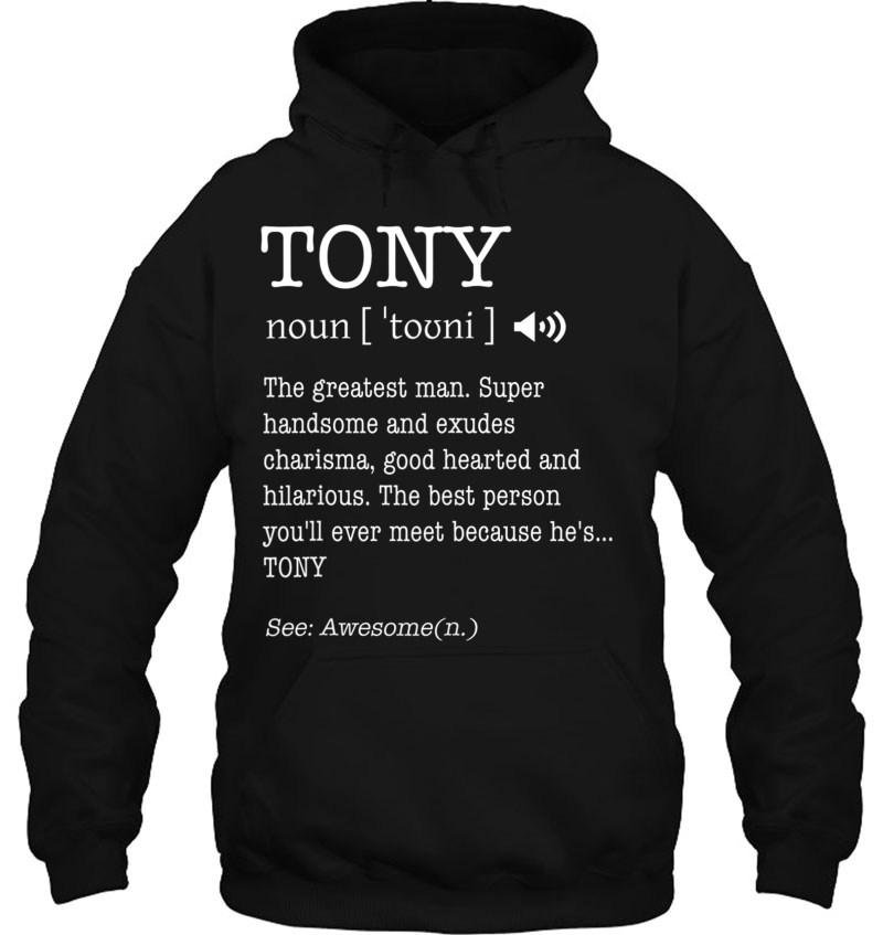 The Name Is Tony Funny Gift Adult Definition Men's Mugs