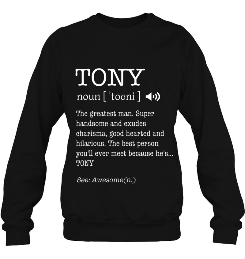 The Name Is Tony Funny Gift Adult Definition Men's Mugs