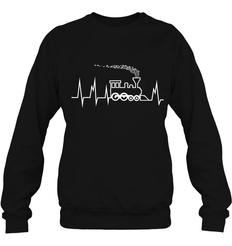 Train Locomotive Heartbeat Tee-Train Collectors Mugs