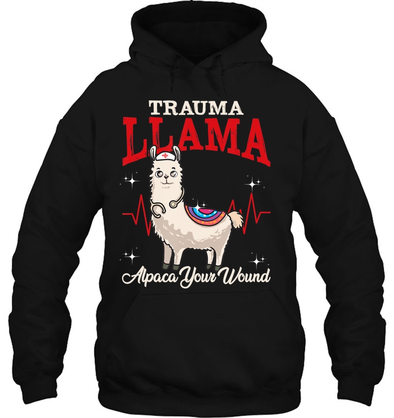 Trauma Llama Alpaca Your Wound Funny Medical Professional Mugs