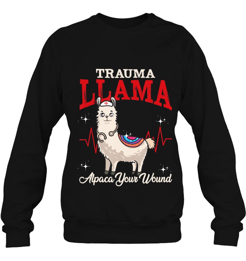 Trauma Llama Alpaca Your Wound Funny Medical Professional Mugs