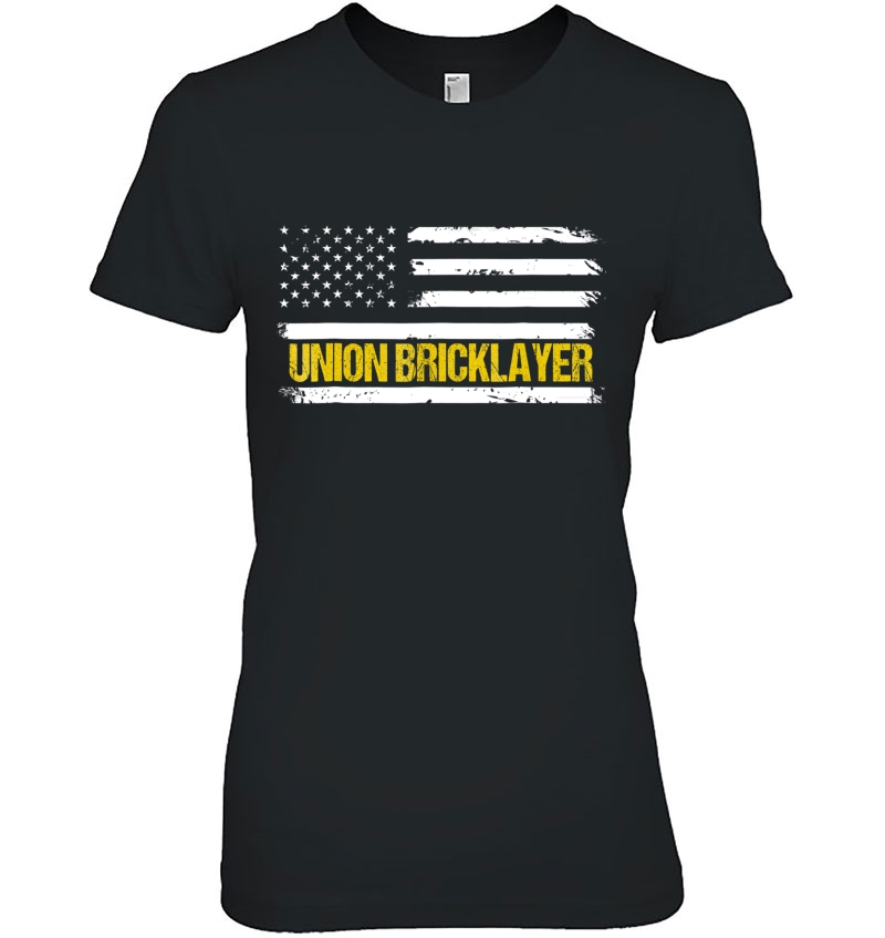 Union Bricklayer Shirt American Flag Shirt For Bricklayers Hoodie