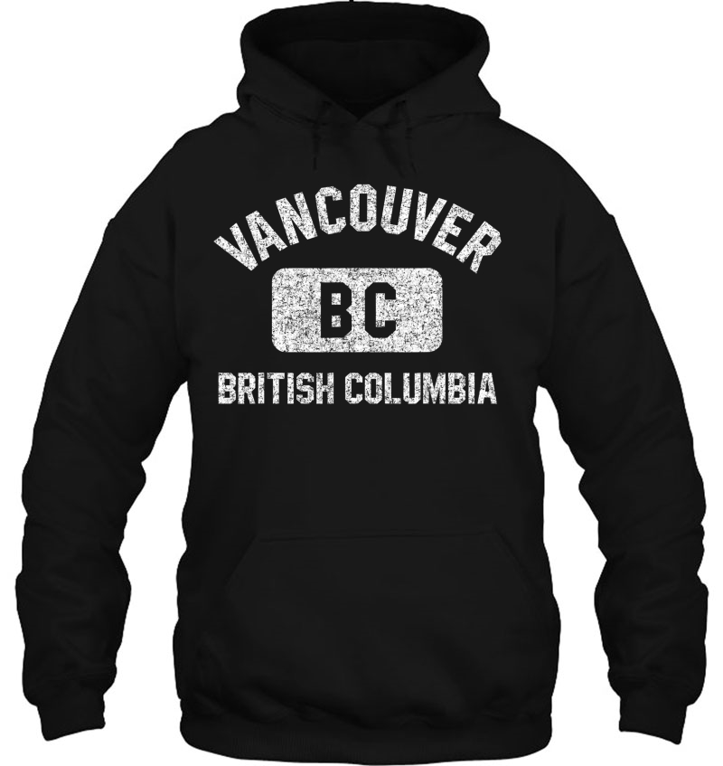 Vancouver Bc Gym Style Distressed White Print Mugs