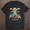 Vintage Cow Alien Abduction Area 51 Funny Ufo Alien Tee