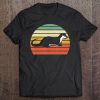 Vintage Sunset Sea Otter Silhouette Men Women Kids Gift Tee