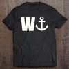 W Anchor Funny Wanker Tee Jerk Tee