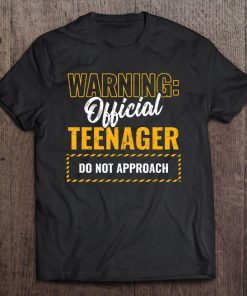 Warning Official Teenager 13Th Birthday Tee