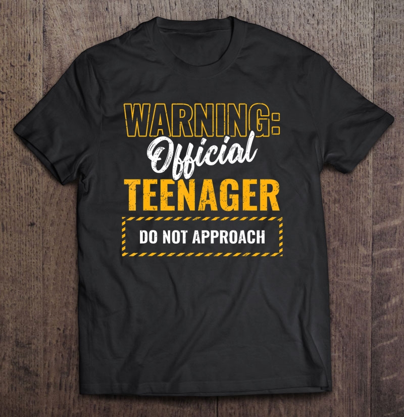 Warning Official Teenager 13Th Birthday Shirt