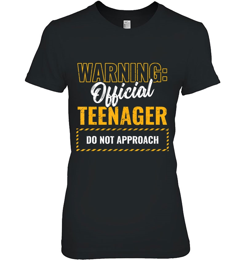 Warning Official Teenager 13Th Birthday Hoodie