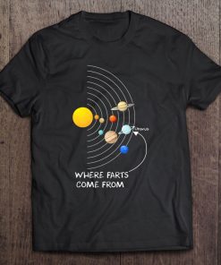 Where Farts Come From Uranus Hilarious Tee