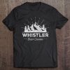 Whistler British Columbia Vintage Skiing Retro Tee