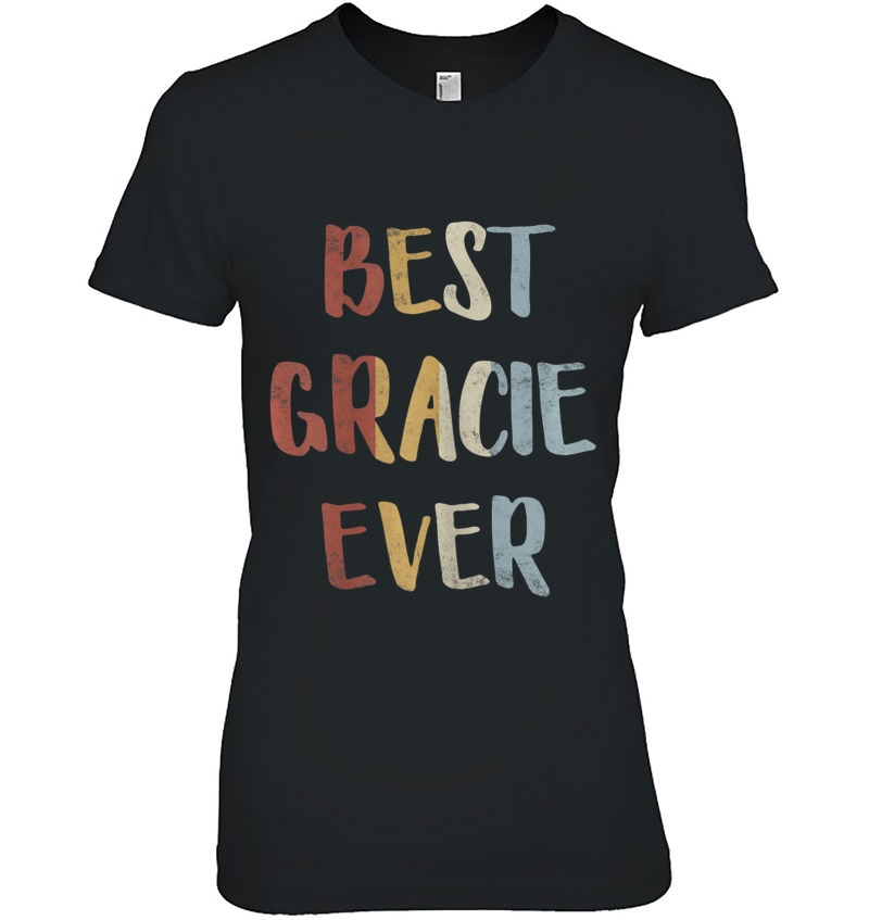 Womens Best Gracie Ever Retro Vintage First Name Gift Hoodie