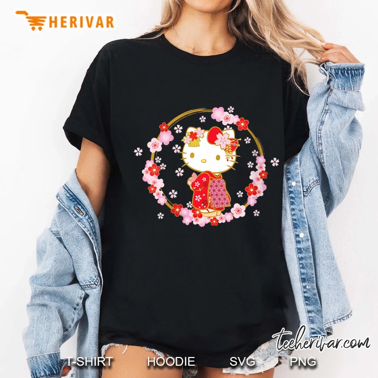 Womens Hello Kitty Sakura Spring Ladies Tee