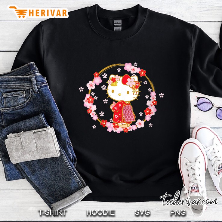 Womens Hello Kitty Sakura Spring Sweatshirt